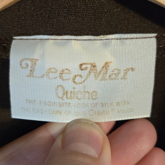 Lee Mar Quiche Black Detailed Blouse, Size L – Classic & Comfortable [0247] - Picture 7 of 7